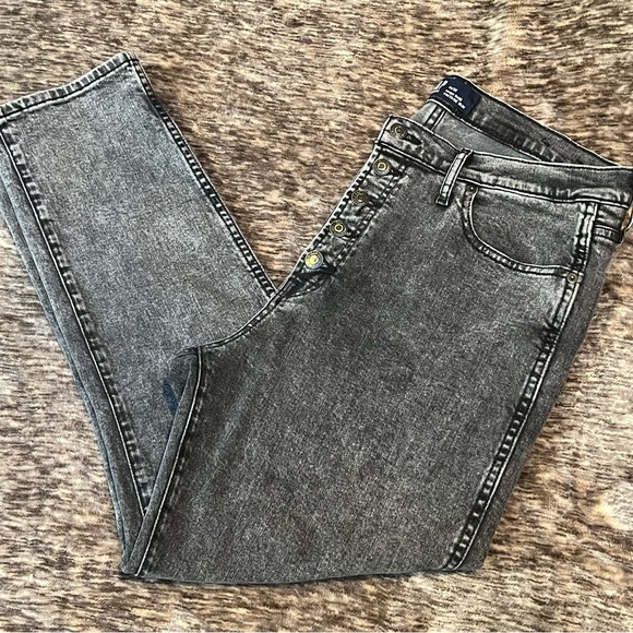 Relaxed GAP Factory Women's Size 31 High Rise Button Fly Slim Jeans in Black - Picture 8 of 8